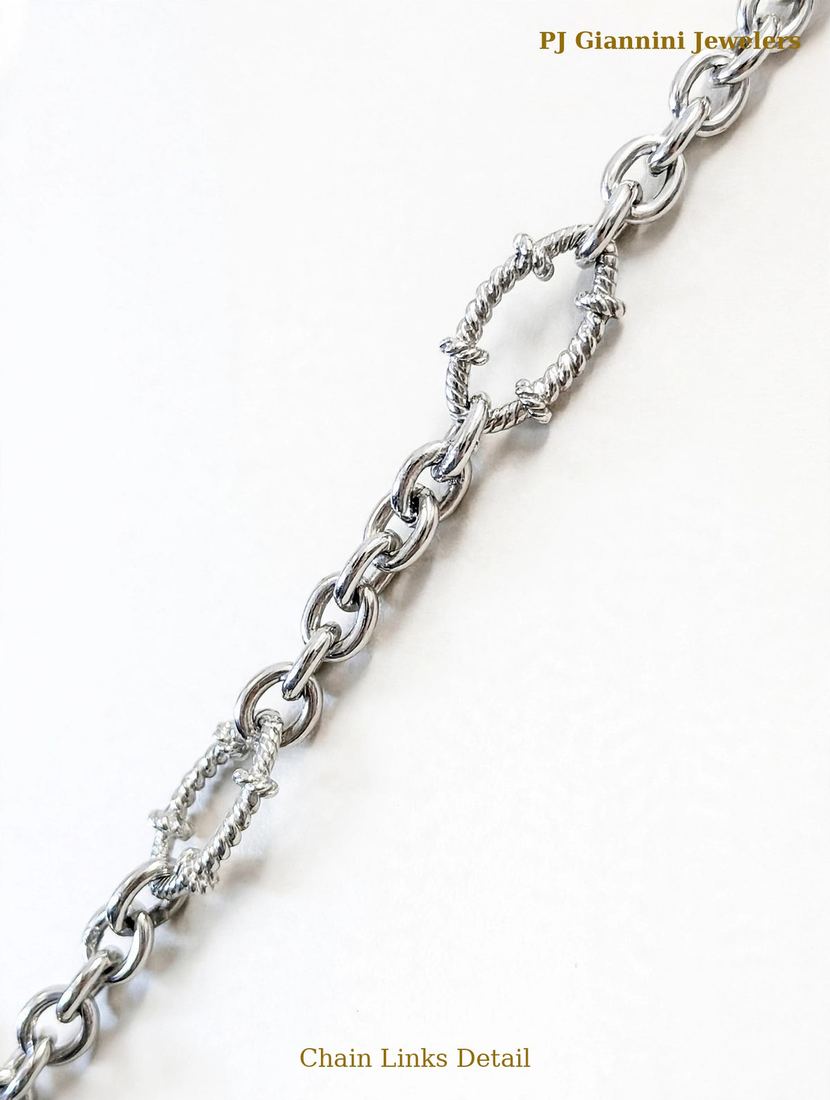 Judith Ripka Sterling Silver Marquise Blue Stone Necklace — 20 in Toggle